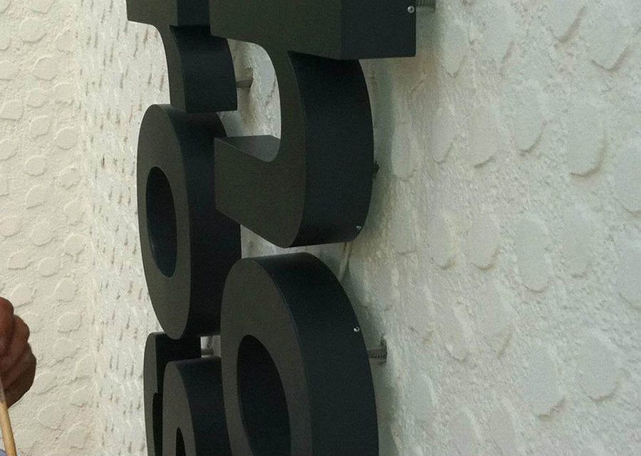 Letter scatolari a led